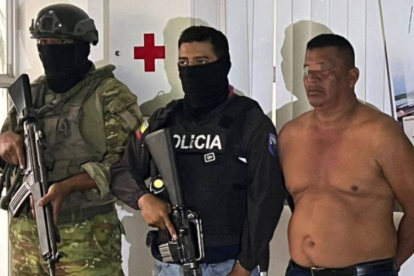 Alias Pepe, señalado por las autoridades como presunto jefe de sicarios del grupo de delincuencia organizada Los Choneros