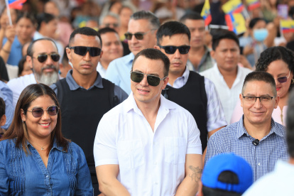 El presidente Daniel Noboa es señalado de incumplir su plan de trabajo.