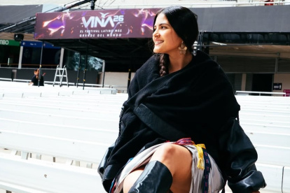 Brenda en la Quinta Vergara.