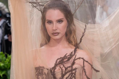 Lana del Rey durante la Met 2024.