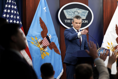 El secretario de Guerra de Estados Unidos, Pete Hegseth.