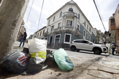 Servicio. Vecinos del sector de La Alameda afirman que en los últimos meses la recolección no se ha cumplido de manera regular.