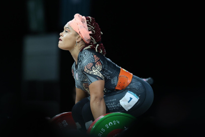 Neisi Dajomes en una de sus últimas presentaciones oficiales.