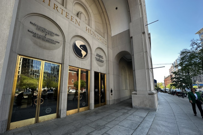 El edificio del Banco Interamericano de Desarrollo.