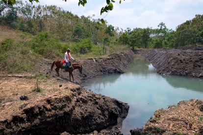Las albarradas permiten almacenar agua en época lluviosa y reducir la vulnerabilidad agrícola en cantones con déficit hídrico.