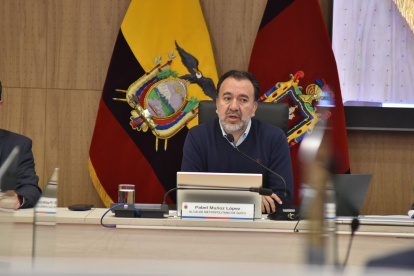 Pabel Muñoz, alcalde de Quito, evalúa su posible reelección con el respaldo de la Revolución Ciudadana.