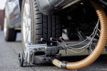 Nuevo método para medir partículas emitidas por el desgaste de los neumáticos.