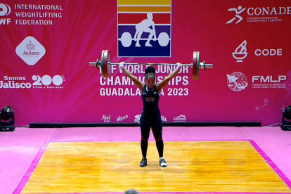 La menor de la dinastía Dajomes Palacios ya fue medallista en mundiales prejuveniles y juveniles. El año pasado fue oro y récord en los Panamericanos Junior.