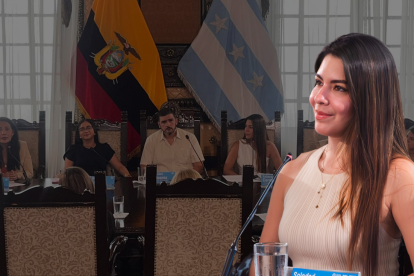 Tatiana Coronel, nueva vicealcaldesa de Guayaquil.