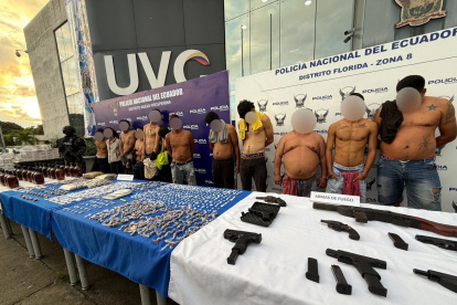 La Policía Nacional ejecutó una serie de intervenciones simultáneas en diferentes sectores de la Zona 8.