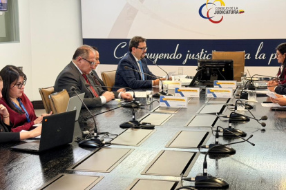 El pasado 18 de febrero, tras la destitución de Mario Godoy y la inhabilitación de Alexandra Villacís encargó a la presidencia a Damián Larco.