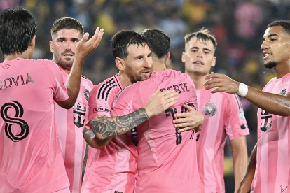 Lionel Messi anotó en el partido amistoso entre Inter Miami e Independiente del Valle.