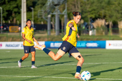 Fiorella Pico también fue mundialista sub-17 en 2024, donde Ecuador alcanzó los cuartos de final.