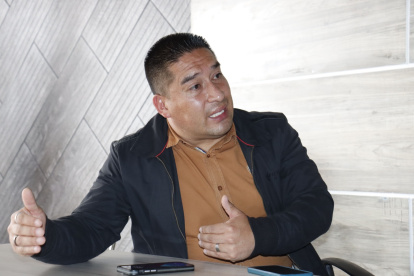 Edison Mena, presidente de la Asociación Colombiana de Camioneros sección Ipiales, en entrevista con Diario Expreso.