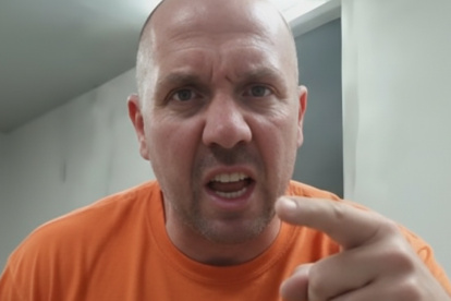 Jezdimir Srdan durante el proceso judicial previo a su sentencia por lavado de activos.