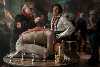 Frankenstein aparece con nueve candidaturas, incluida mejor película. Pero su director, Guillermo del Toro, no fue nominado.