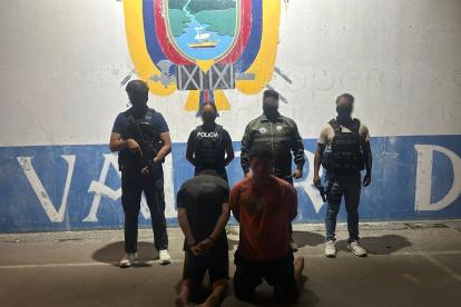 Un operativo en el cantón El Guabo dejó como resultado la aprehensión de un ciudadano y el aislamiento de un menor de edad.