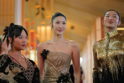 Las actrices que prestan voz a Kpop Demon Hunters.