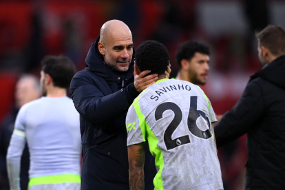 Pep Guardiola entrenador del Manchester City.