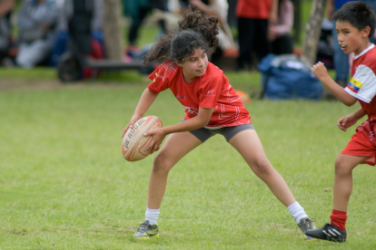 Sara Vásconez durante uno de los últimos entrenamientos de Cóndores previo al viaje a Mónaco.