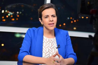 La dirigente del movimiento político Construye, María Paula Romo.