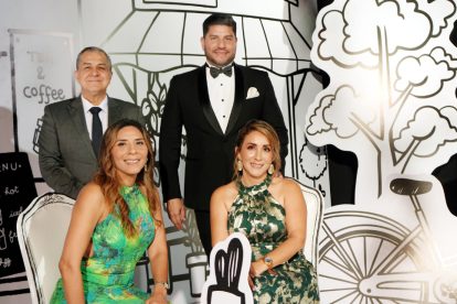 Iván Grain, Pedro Martillo Denisse Baños y María Antonieta Balseca.