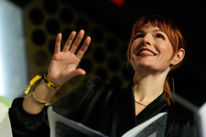 Conferencia de la experta en Robótica e IA, Kate Darling, en la vigésima edición del MWC, el mayor congreso tecnológico del mundo.