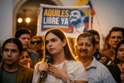 Fiorella Ycaza ha liderado pronunciamientos en defensa de Aquiles Álvarez.