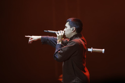 Milo J se presentó en el Coliseo Voltaire Paladines Polo de Guayaquil.