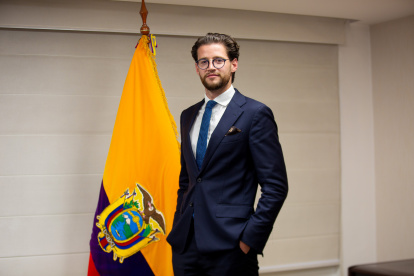 El nuevo gerente subrogante de Petroecuador, Sebastián Maag Pardo.