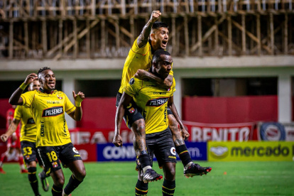 Johnny Quiñónez le dio el gol a Barcelona SC ante Argentinos Juniors en Copa Libertadores.