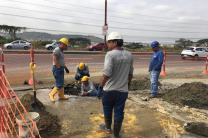 En la parroquia La Aurora se registrará un corte de agua potable.