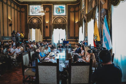 El Concejo Cantonal de Guayaquil aceptó la renuncia de Isabella Altuve durante la sesión de este jueves 5 de marzo.