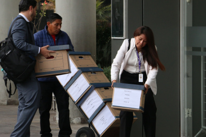 La audiencia de juicio del caso Triple A se instaló la mañana de este 7 de marzo en el Complejo Judicial Norte de Quito.
