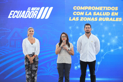 Autoridades anunciaron en Guayaquil la reactivación del bono médico campesino para profesionales de salud rural.