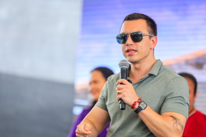 El presidente de la República, Daniel Noboa, volvió a calificar a Aquiles Álvarez como "alcalde criminal".