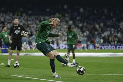 Erling Haaland, delantero del Manchester City.