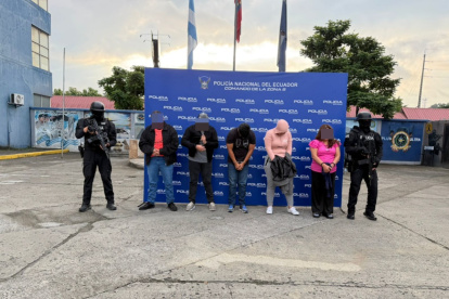 Varios detenidos fueron presentados en el Cuartel Modelo, este viernes 20 de marzo.