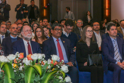 El ministro de Producción en el evento de anuncio de la Estrategia de Desarrollo Productivo.