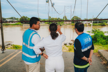 La prefecta Marcela Aguiñaga ha visitado el sitio para ver los avances.