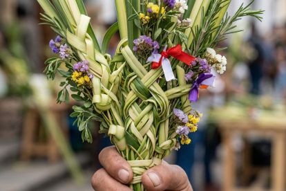 No se debería comercializar ramos para la Semana Santa que estén hechos de palma de cera.