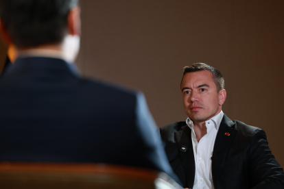 Daniel Noboa, en entrevista con Univisión.