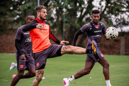 El argentino Darío Benedetto jugador de Barcelona SC.