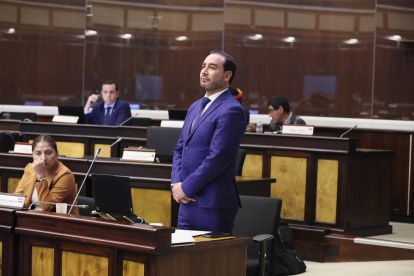 Juan Andrés González es el jefe de la bancada correísta en la Asamblea.