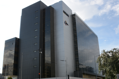 Fachada del Complejo Judicial Norte en Quito, en medio de las gestiones diplomáticas por el caso de Villavicencio.
