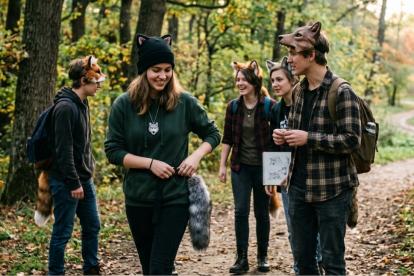 Adolescentes que se identifican como therians comparten videos en redes sociales donde imitan comportamientos de animales.