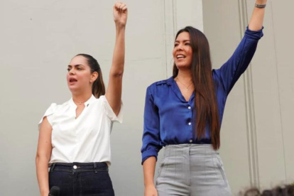 Tatiana Coronel y Fiorella Icaza han luchado juntas por la libertad de Aquiles Álvarez