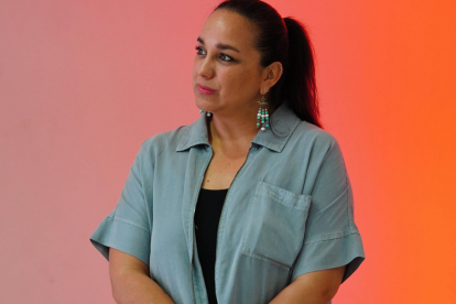 Gabriela Rivadeneira, dirigente de la Revolución Ciudadana. Imagen referencial.