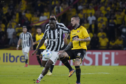 Barcelona y Botafogo igualaron a un gol en el juego de ida en Guayaquil.