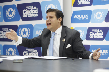 El jurista durante su diálogo con EXPRESO.